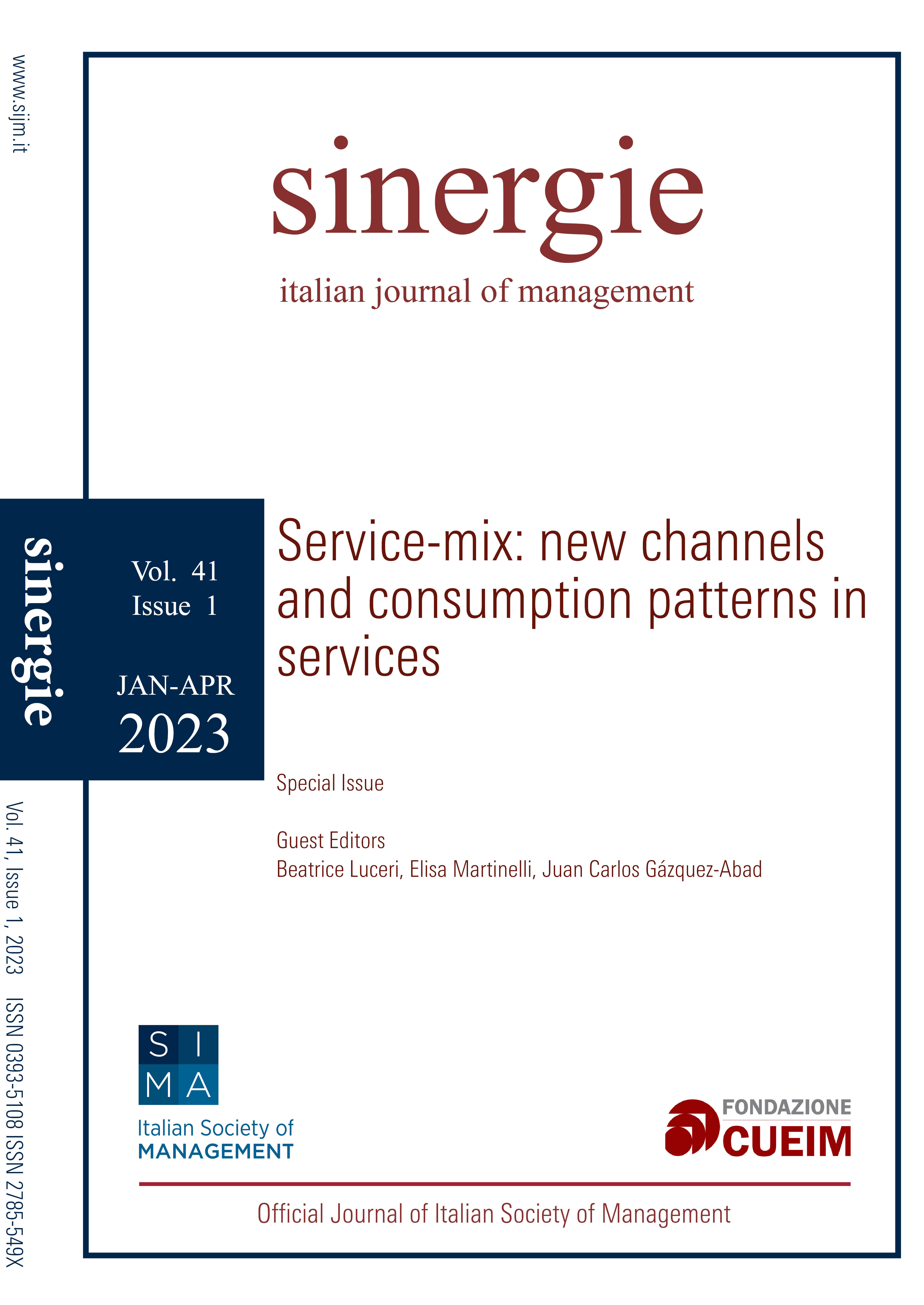 					View Vol. 41 No. 1 (2023): Service-mix: new channels and consumption patterns in services
				