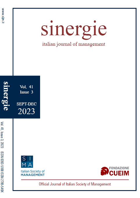 					View Vol. 41 No. Sept-Dec (2023): Sinergie IJM’s Essays
				